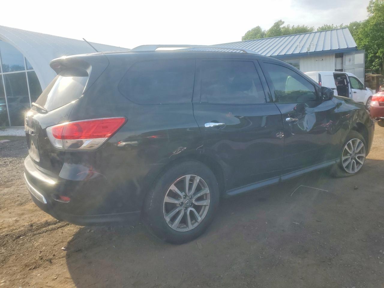 2015 Nissan Pathfinder S Black vin: 5N1AR2MN5FC645094
