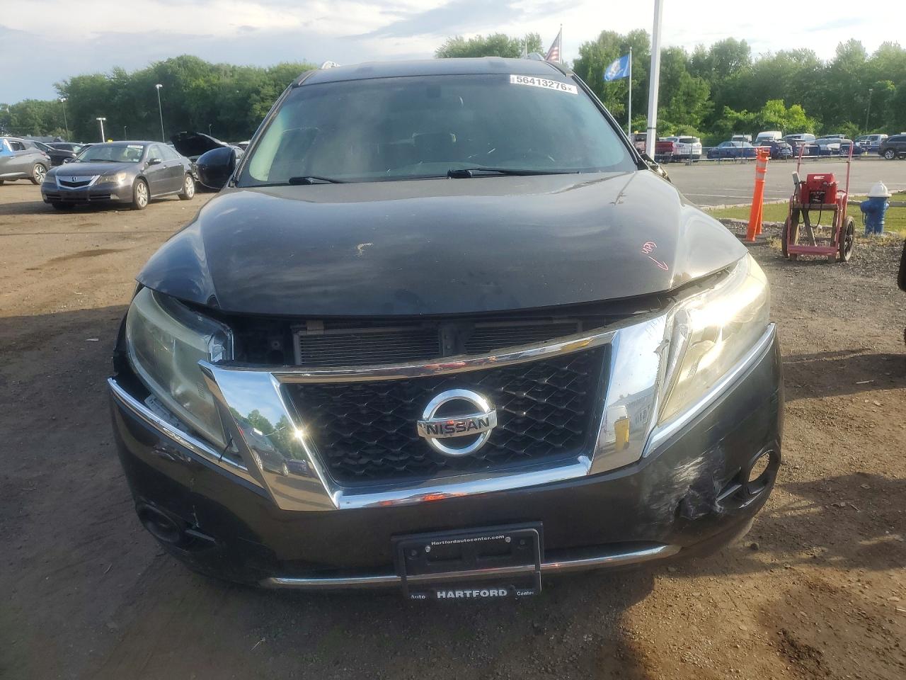2015 Nissan Pathfinder S Black vin: 5N1AR2MN5FC645094