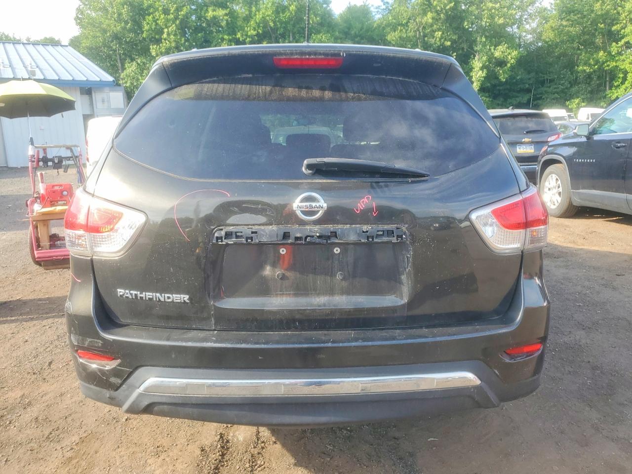 2015 Nissan Pathfinder S Black vin: 5N1AR2MN5FC645094