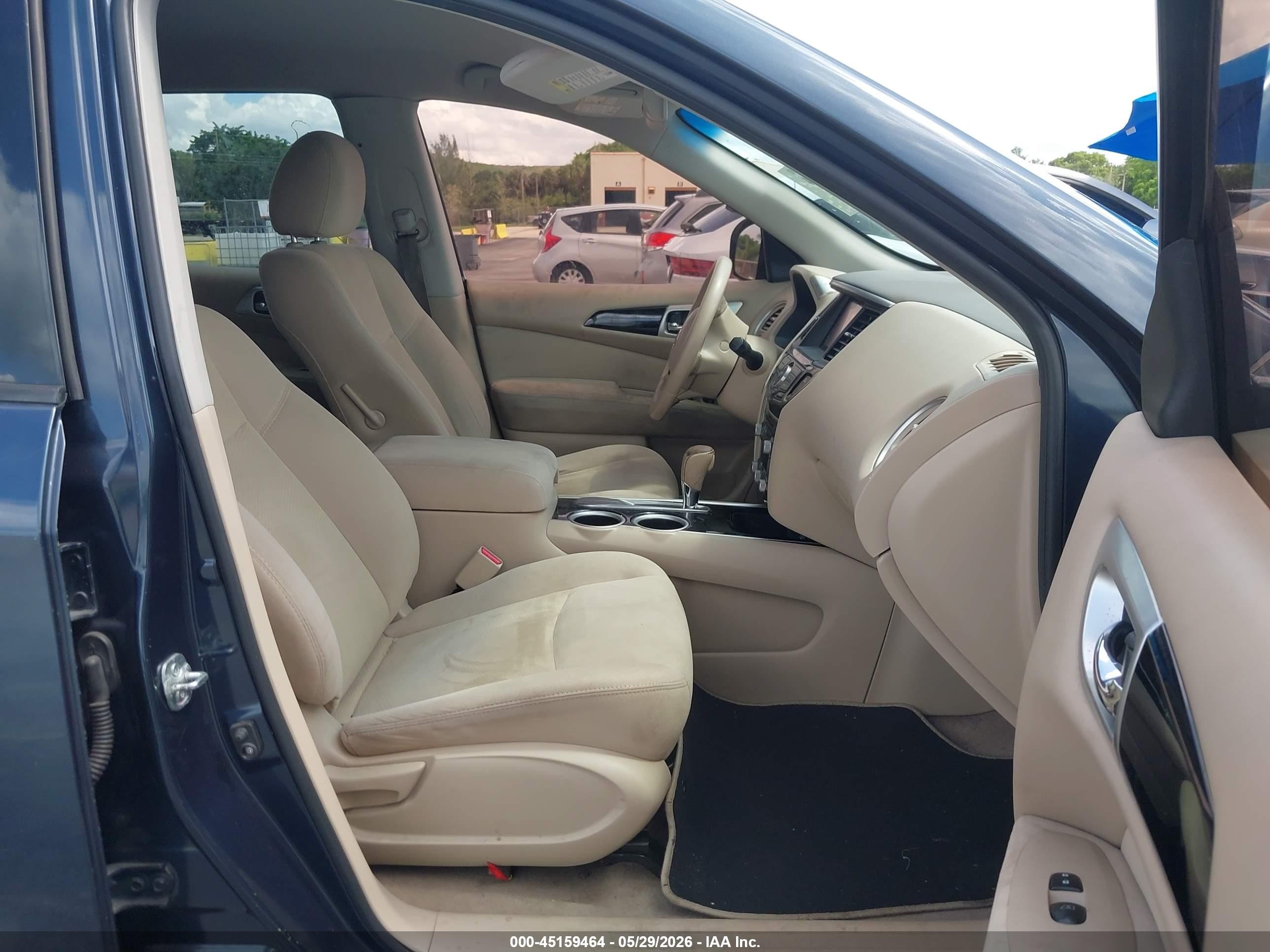 2015 Nissan Pathfinder Sv Blue vin: 5N1AR2MN5FC666592