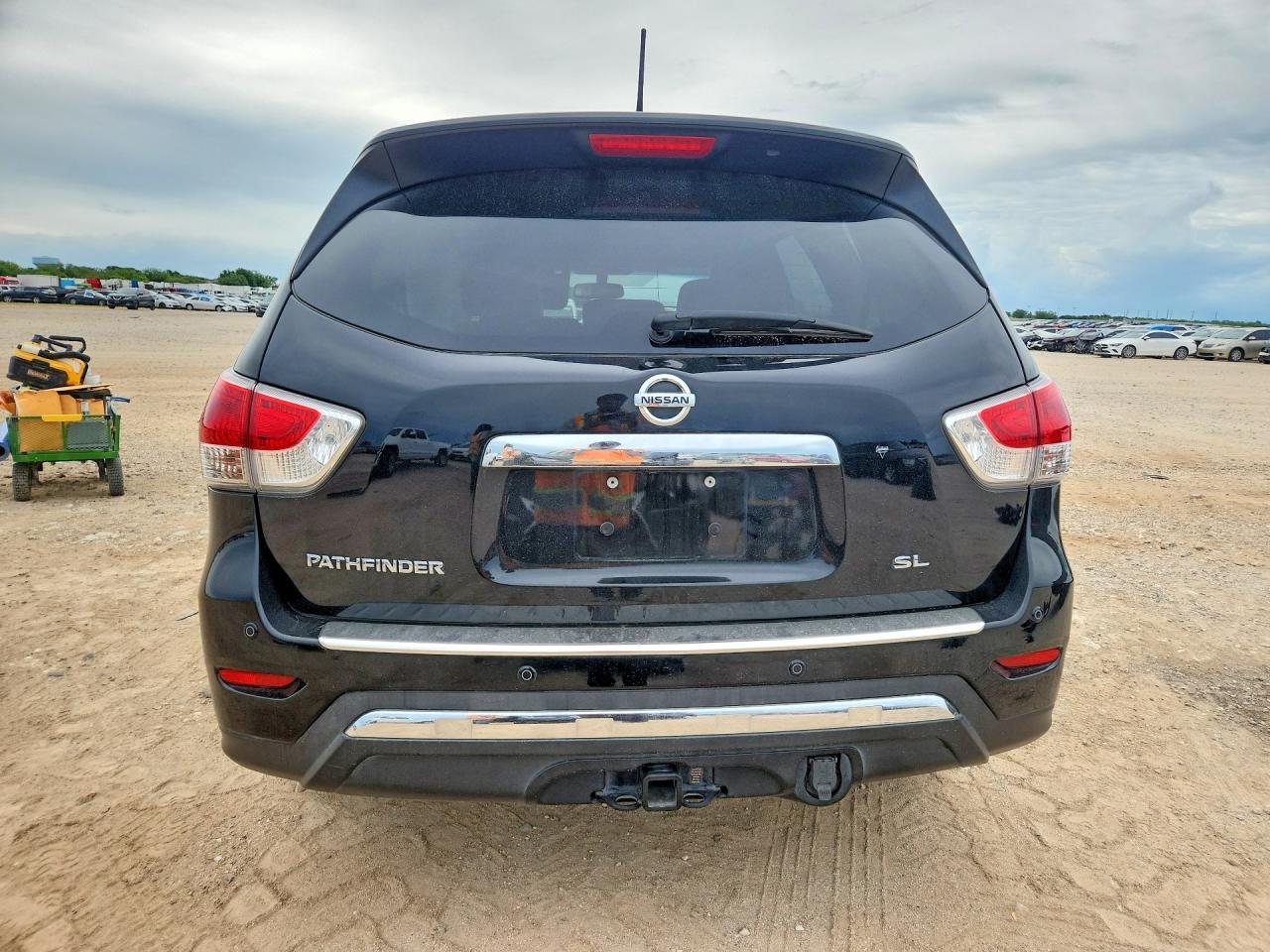 2015 Nissan Pathfinder Sl Black vin: 5N1AR2MN5FC676670