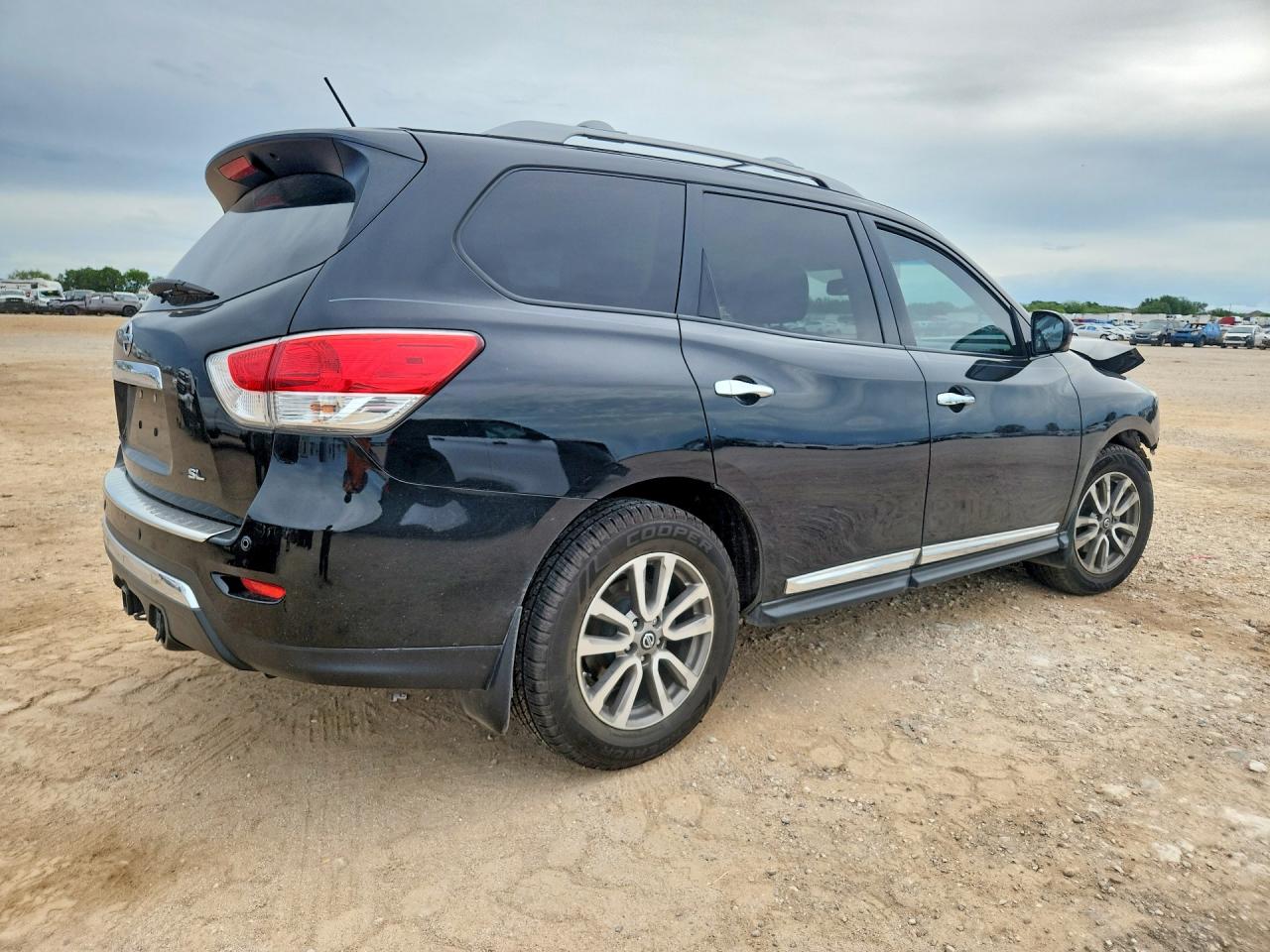 2015 Nissan Pathfinder Sl Black vin: 5N1AR2MN5FC676670