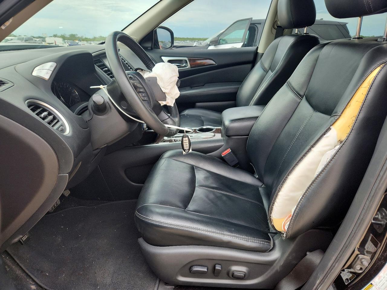 2015 Nissan Pathfinder Sl Black vin: 5N1AR2MN5FC676670