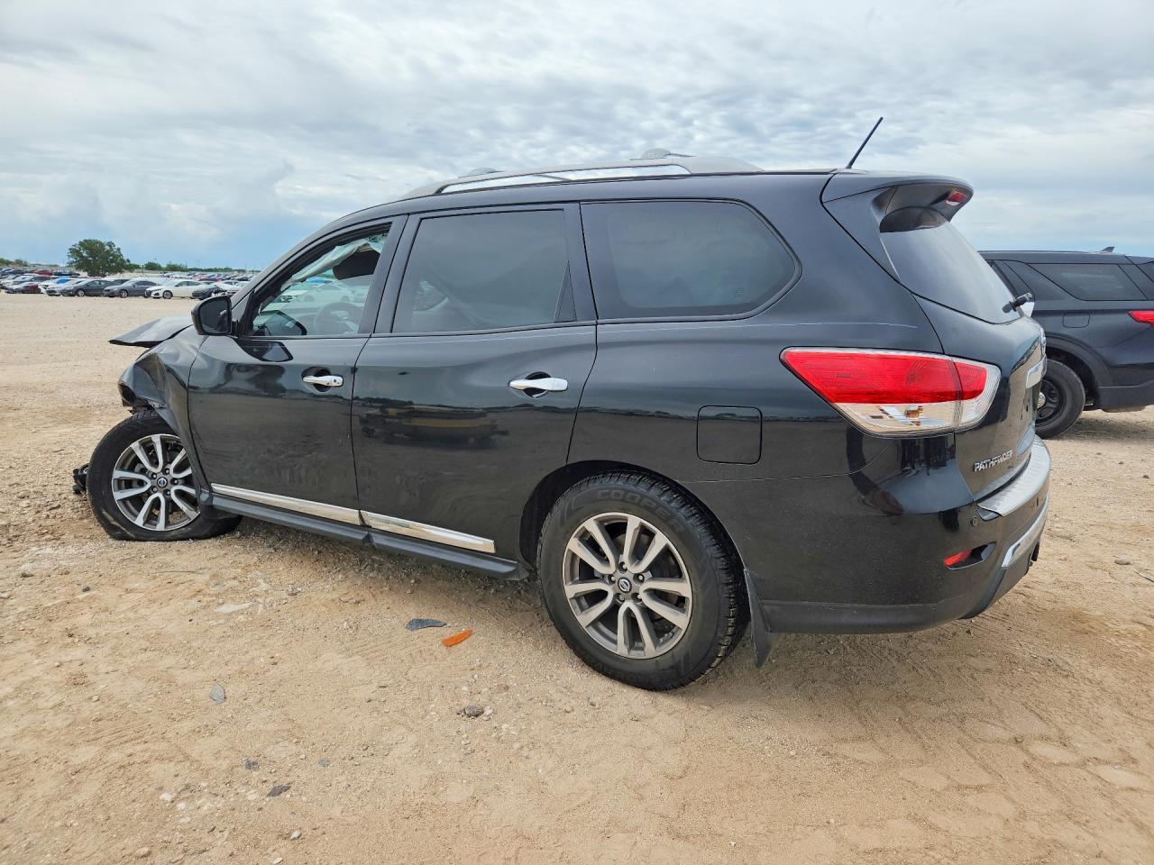 2015 Nissan Pathfinder Sl Black vin: 5N1AR2MN5FC676670