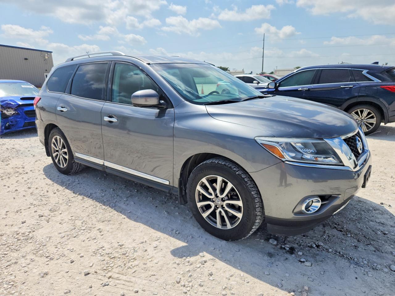 2015 Nissan Pathfinder Sl Gray vin: 5N1AR2MN5FC686292