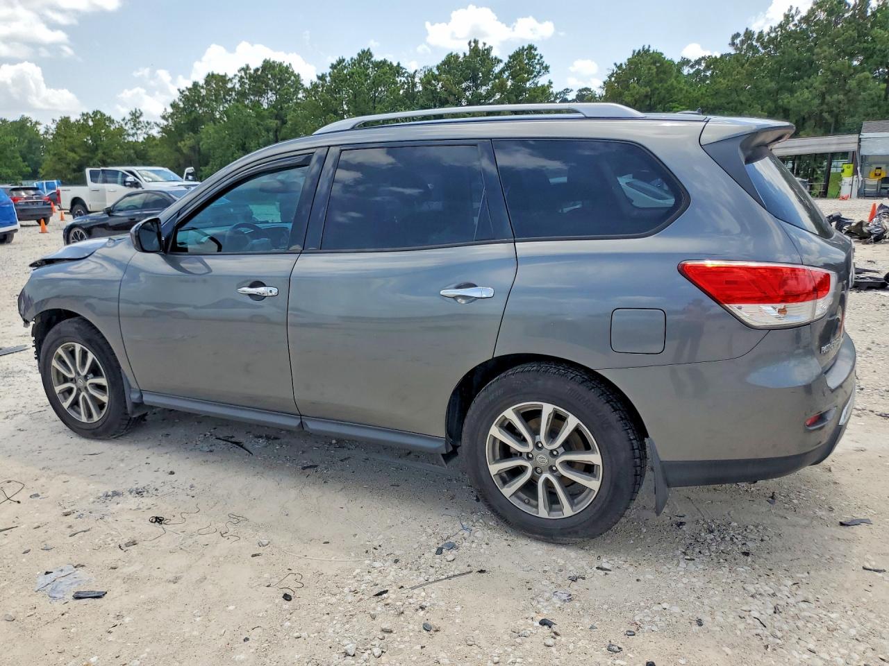 2015 Nissan Pathfinder Sv Gray vin: 5N1AR2MN5FC712227