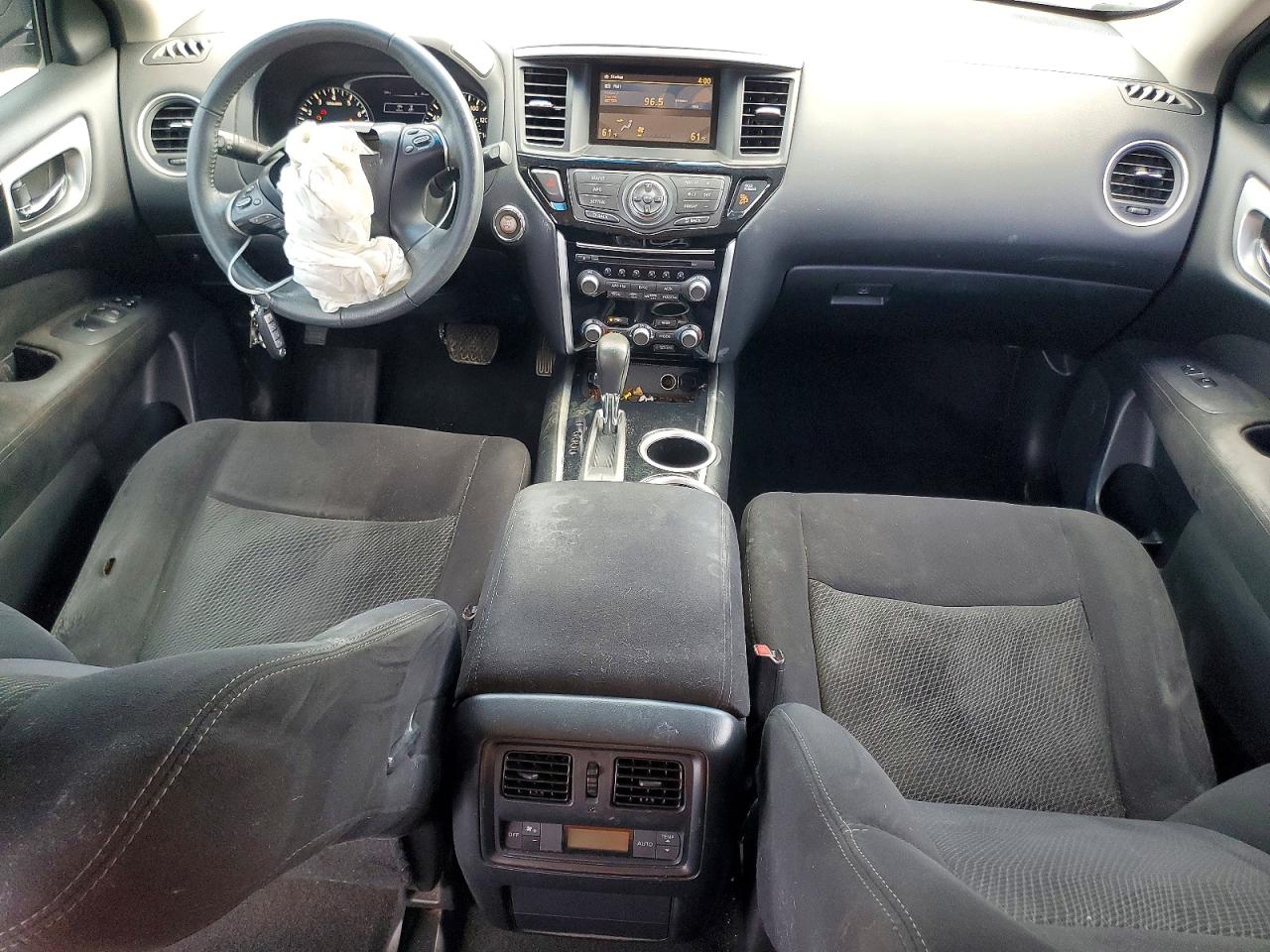 2015 Nissan Pathfinder Sv Gray vin: 5N1AR2MN5FC712227