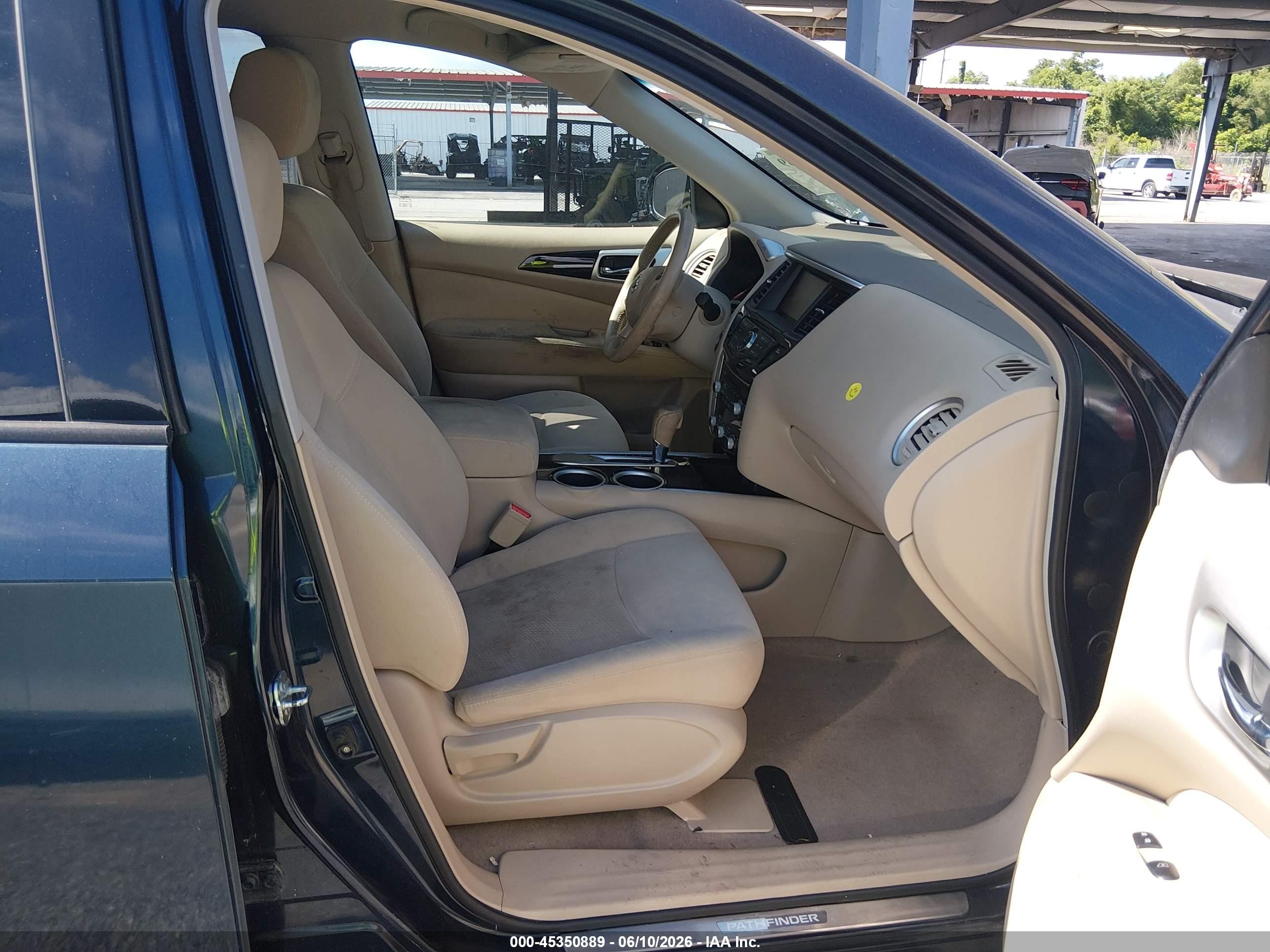 2013 Nissan Pathfinder Sv Black vin: 5N1AR2MN6DC663777