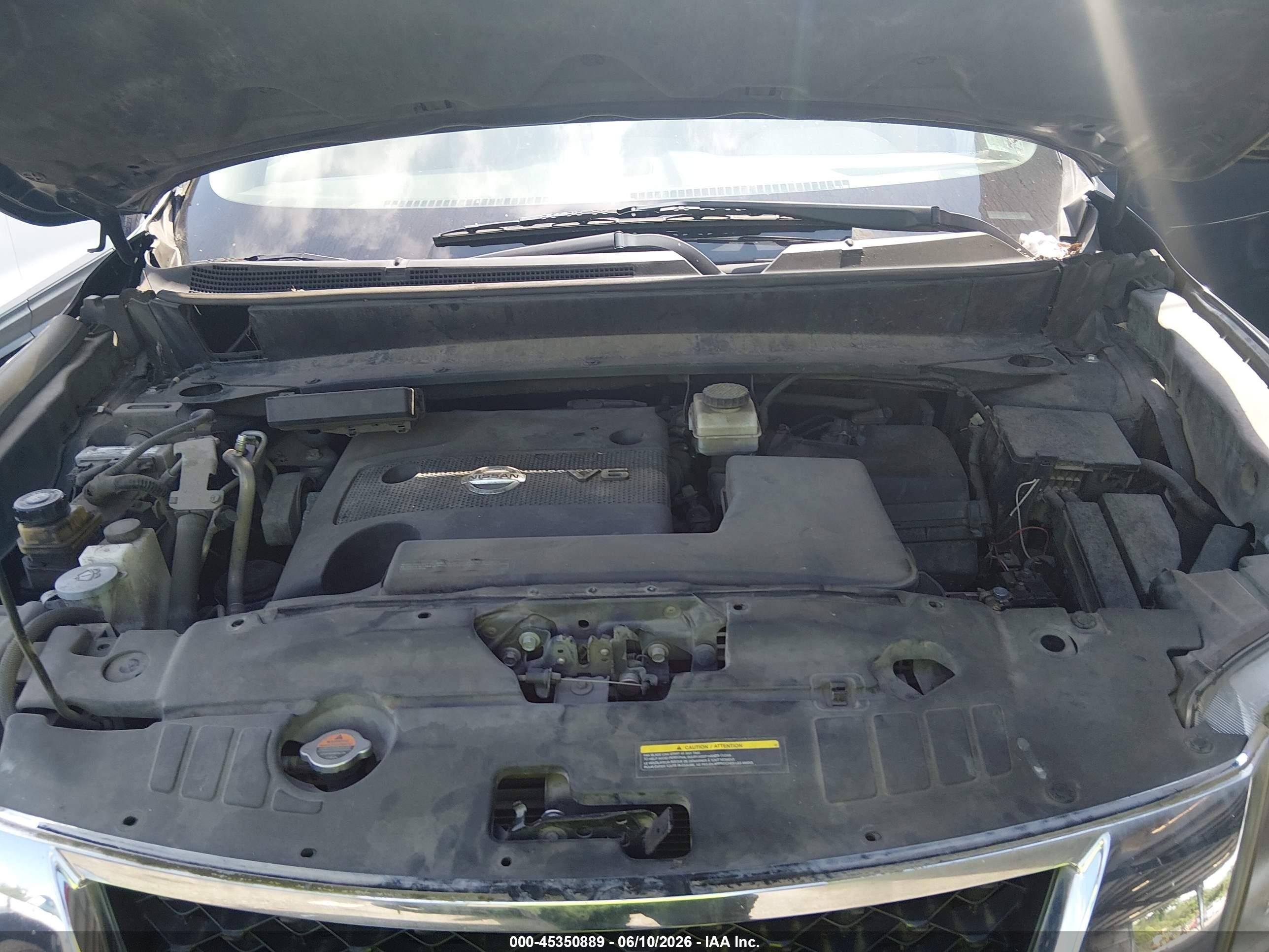 2013 Nissan Pathfinder Sv Black vin: 5N1AR2MN6DC663777