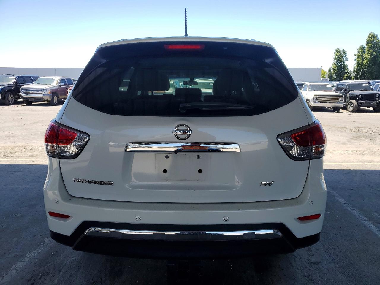 2013 Nissan Pathfinder S White vin: 5N1AR2MN6DC664413