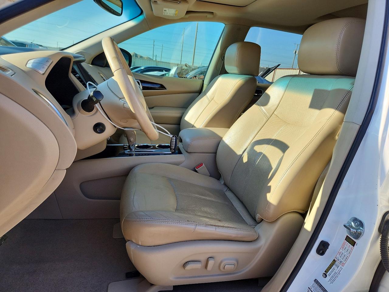 2013 Nissan Pathfinder S White vin: 5N1AR2MN6DC680904
