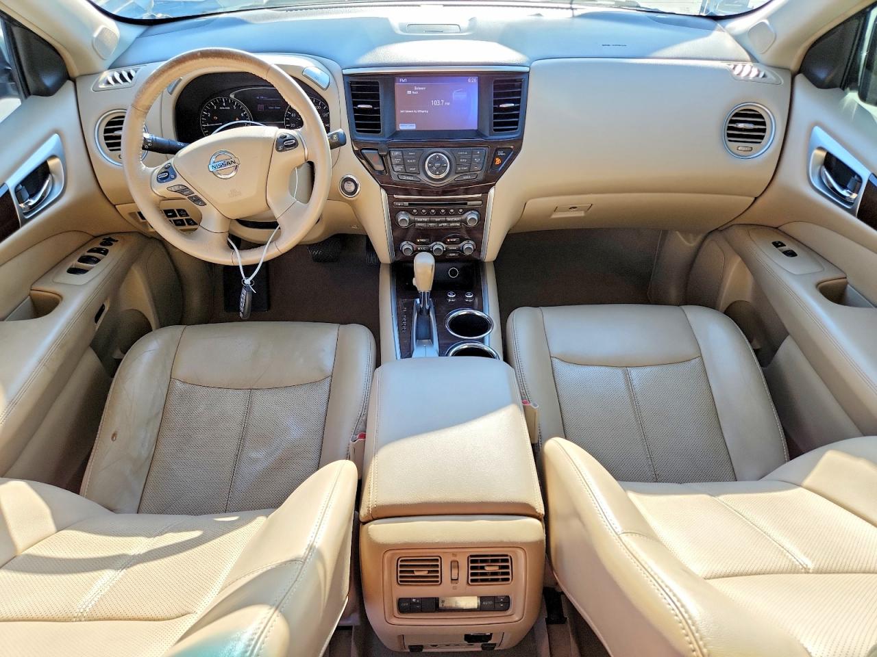 2013 Nissan Pathfinder S White vin: 5N1AR2MN6DC680904