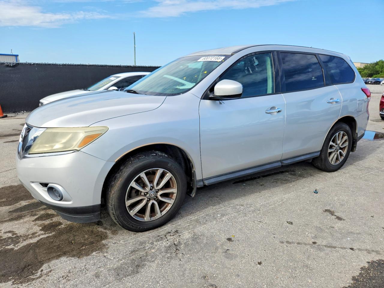 2013 Nissan Pathfinder S Gray vin: 5N1AR2MN6DC689764