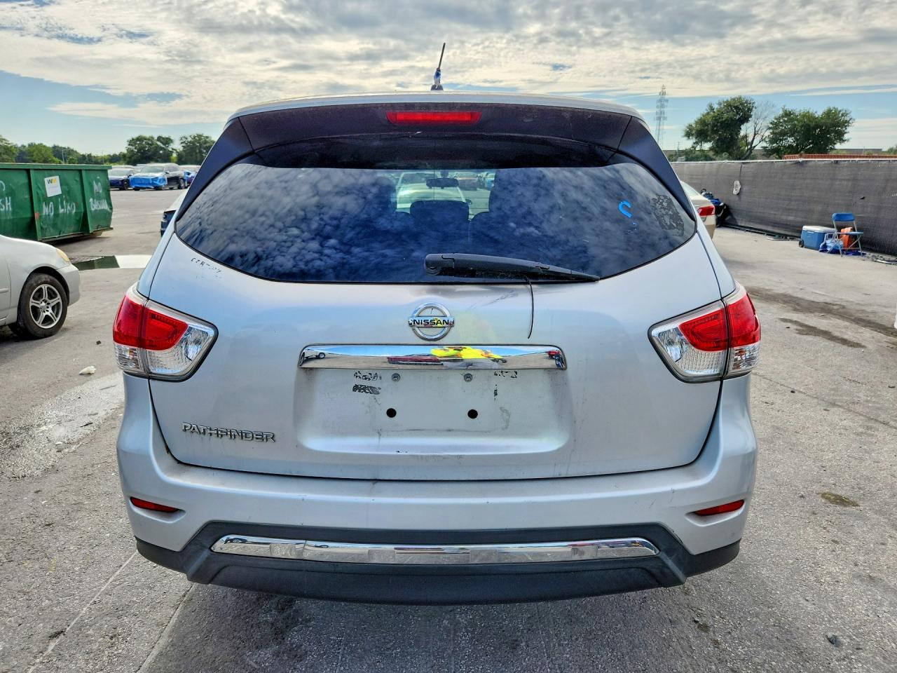 2013 Nissan Pathfinder S Gray vin: 5N1AR2MN6DC689764