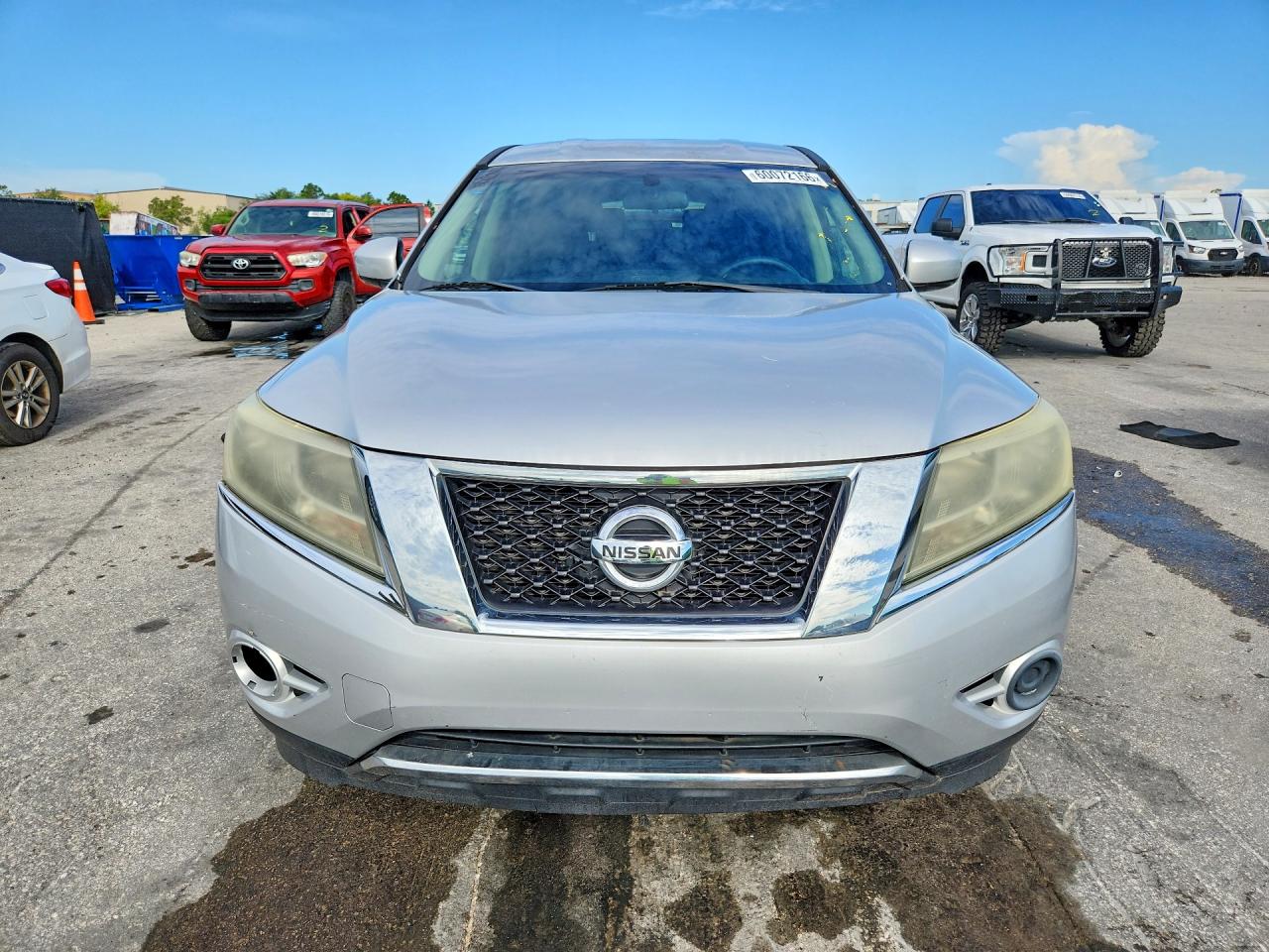 2013 Nissan Pathfinder S Gray vin: 5N1AR2MN6DC689764
