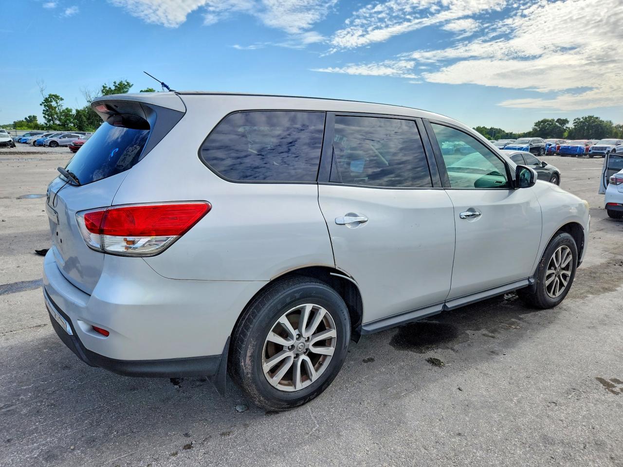 2013 Nissan Pathfinder S Gray vin: 5N1AR2MN6DC689764