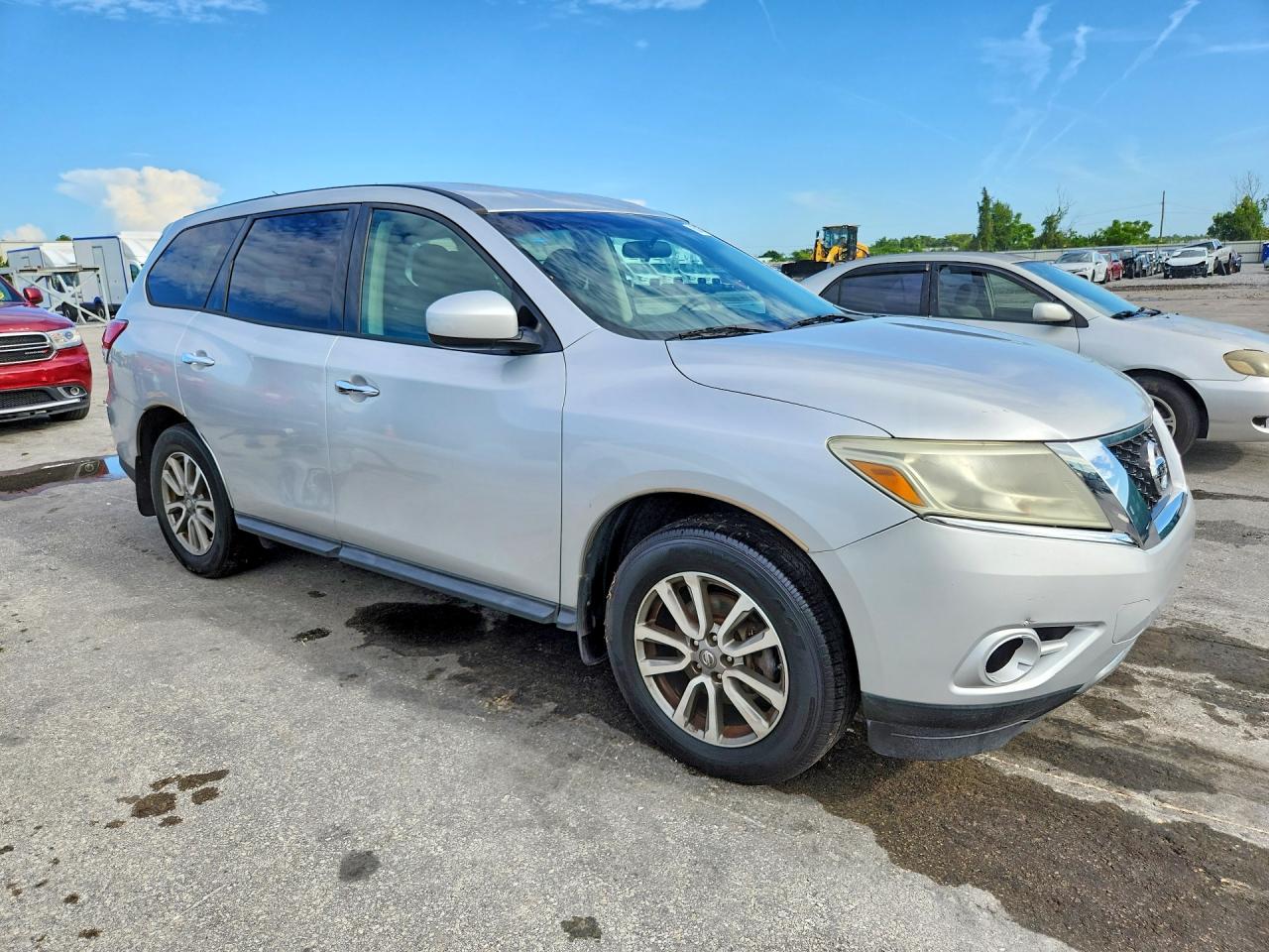 2013 Nissan Pathfinder S Gray vin: 5N1AR2MN6DC689764