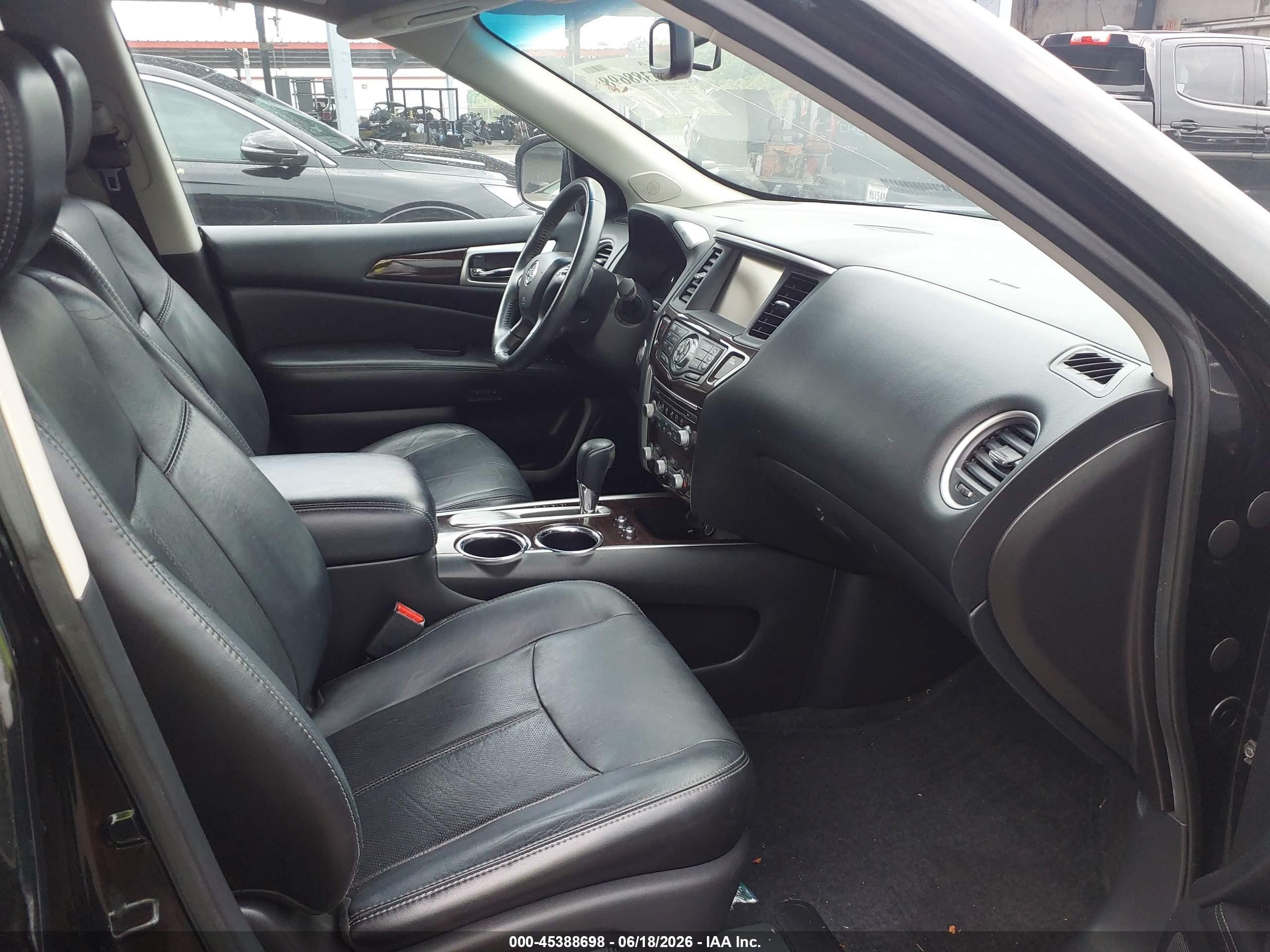 2014 Nissan Pathfinder Platinum Black vin: 5N1AR2MN6EC600311
