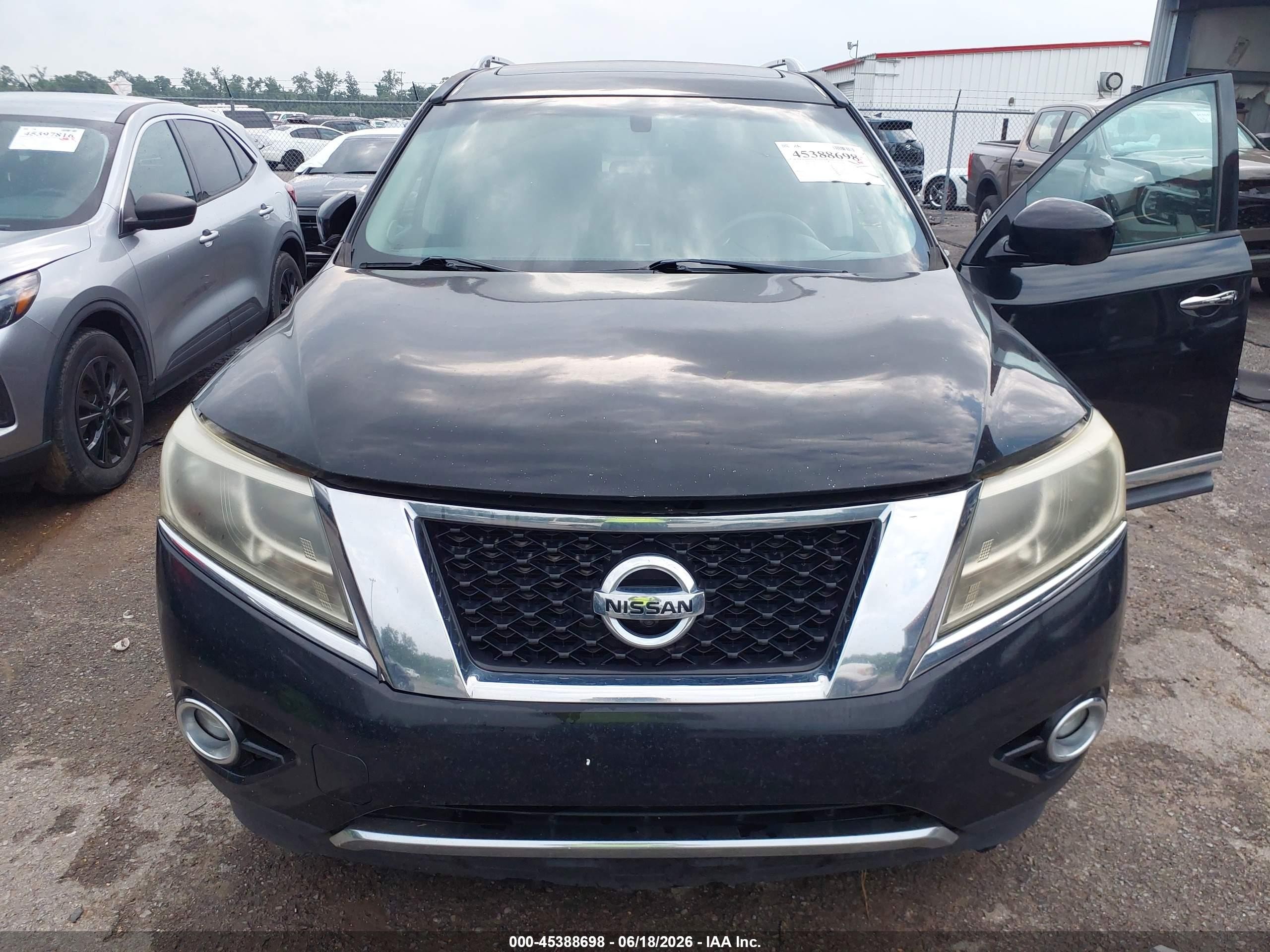 2014 Nissan Pathfinder Platinum Black vin: 5N1AR2MN6EC600311