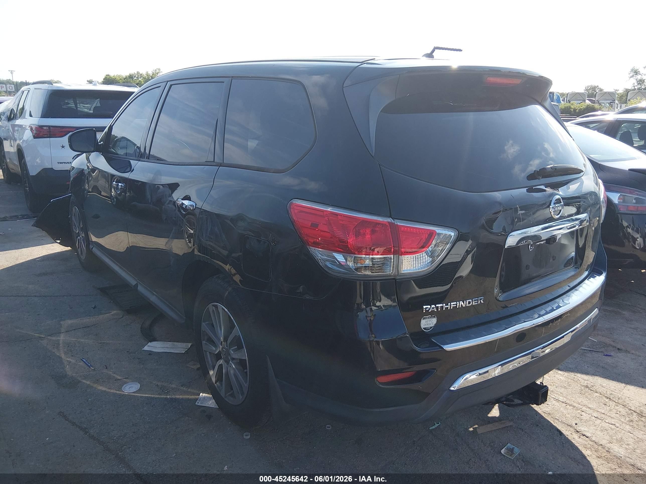 2014 Nissan Pathfinder S Черный vin: 5N1AR2MN6EC612667