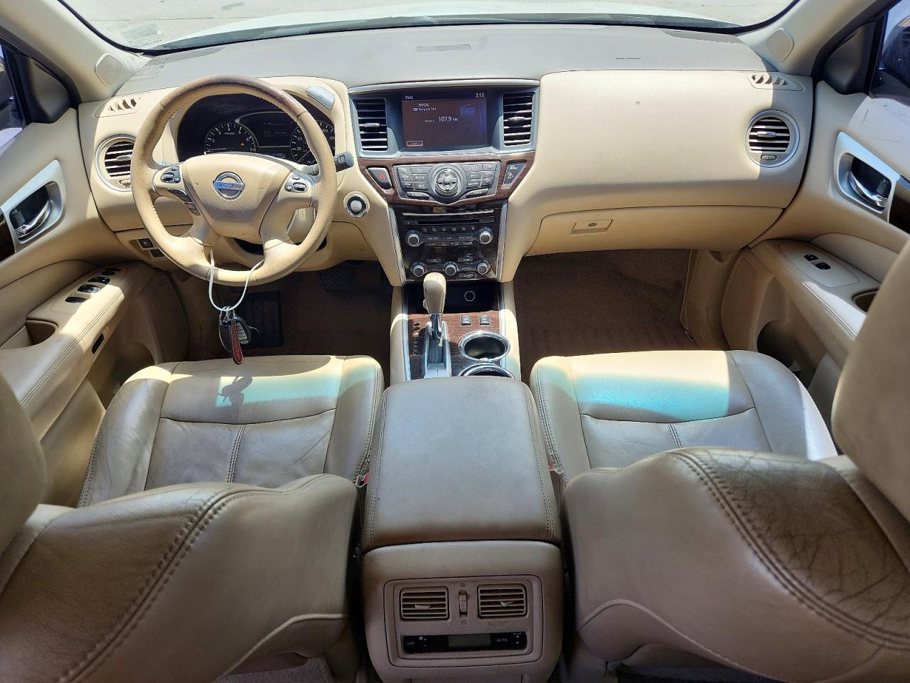 2014 Nissan Pathfinder Sl White vin: 5N1AR2MN6EC620610