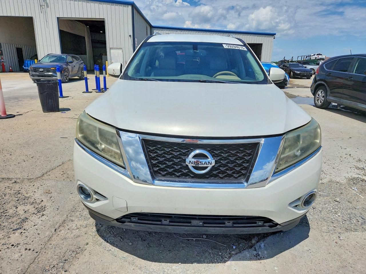 2014 Nissan Pathfinder Sl White vin: 5N1AR2MN6EC620610