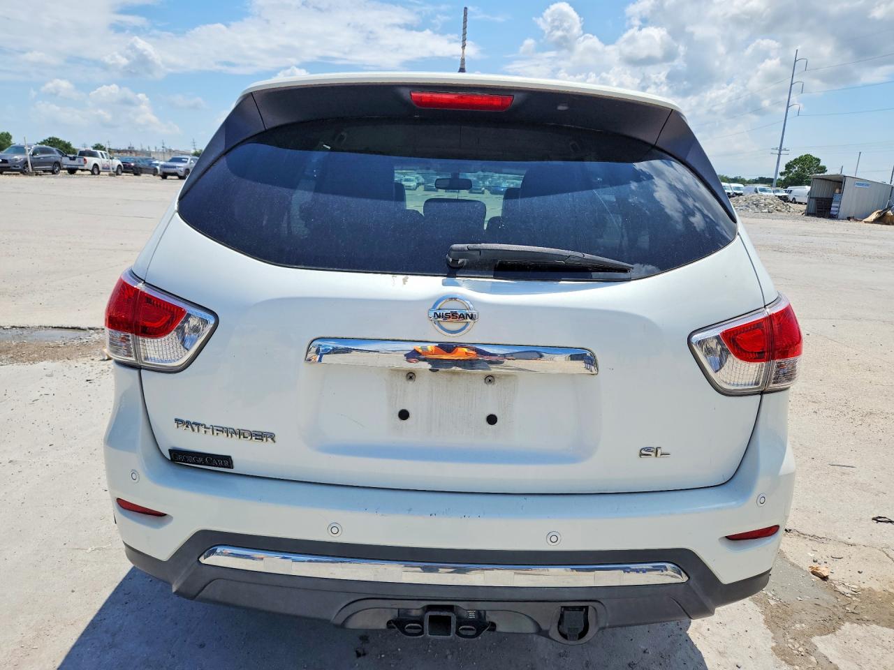 2014 Nissan Pathfinder Sl White vin: 5N1AR2MN6EC620610