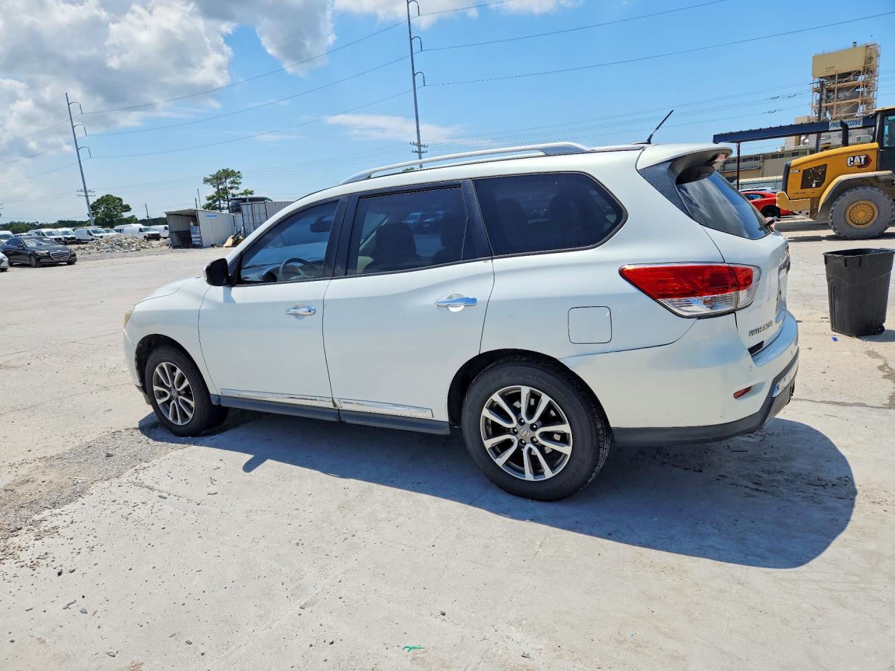 2014 Nissan Pathfinder Sl White vin: 5N1AR2MN6EC620610