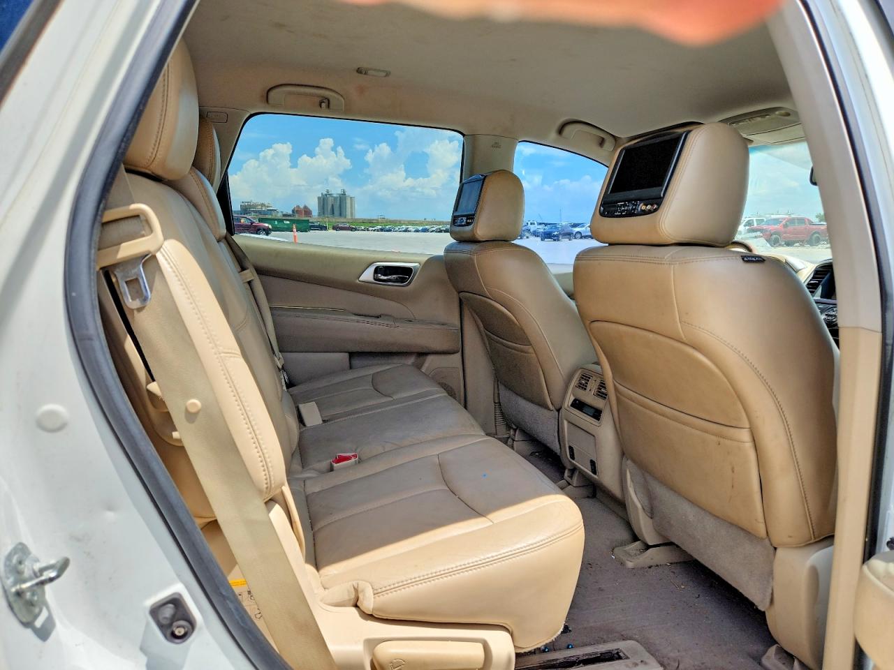 2014 Nissan Pathfinder Sl White vin: 5N1AR2MN6EC620610