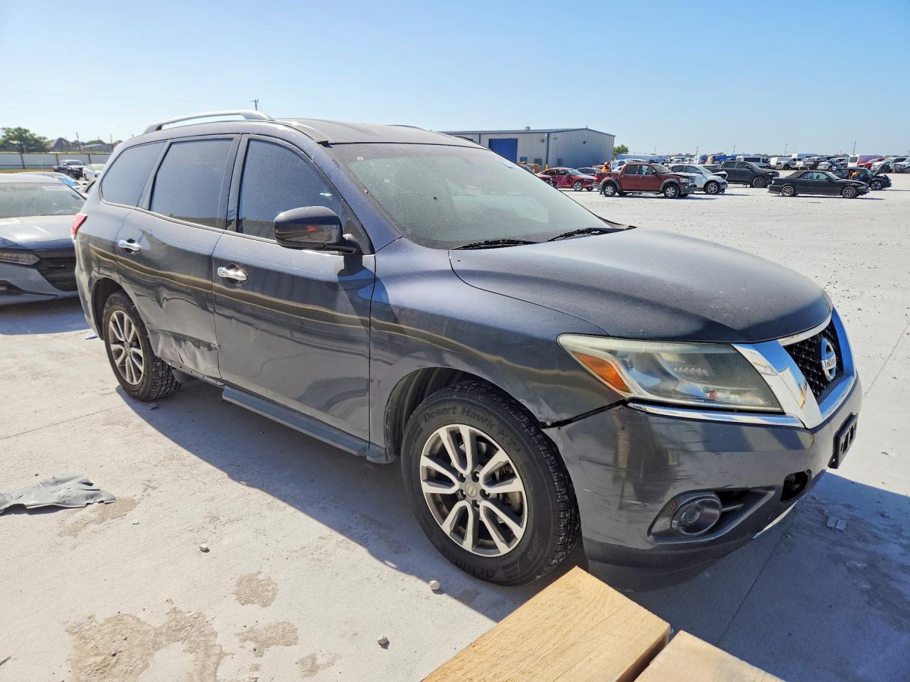 2014 Nissan Pathfinder Sv Серый vin: 5N1AR2MN6EC634149