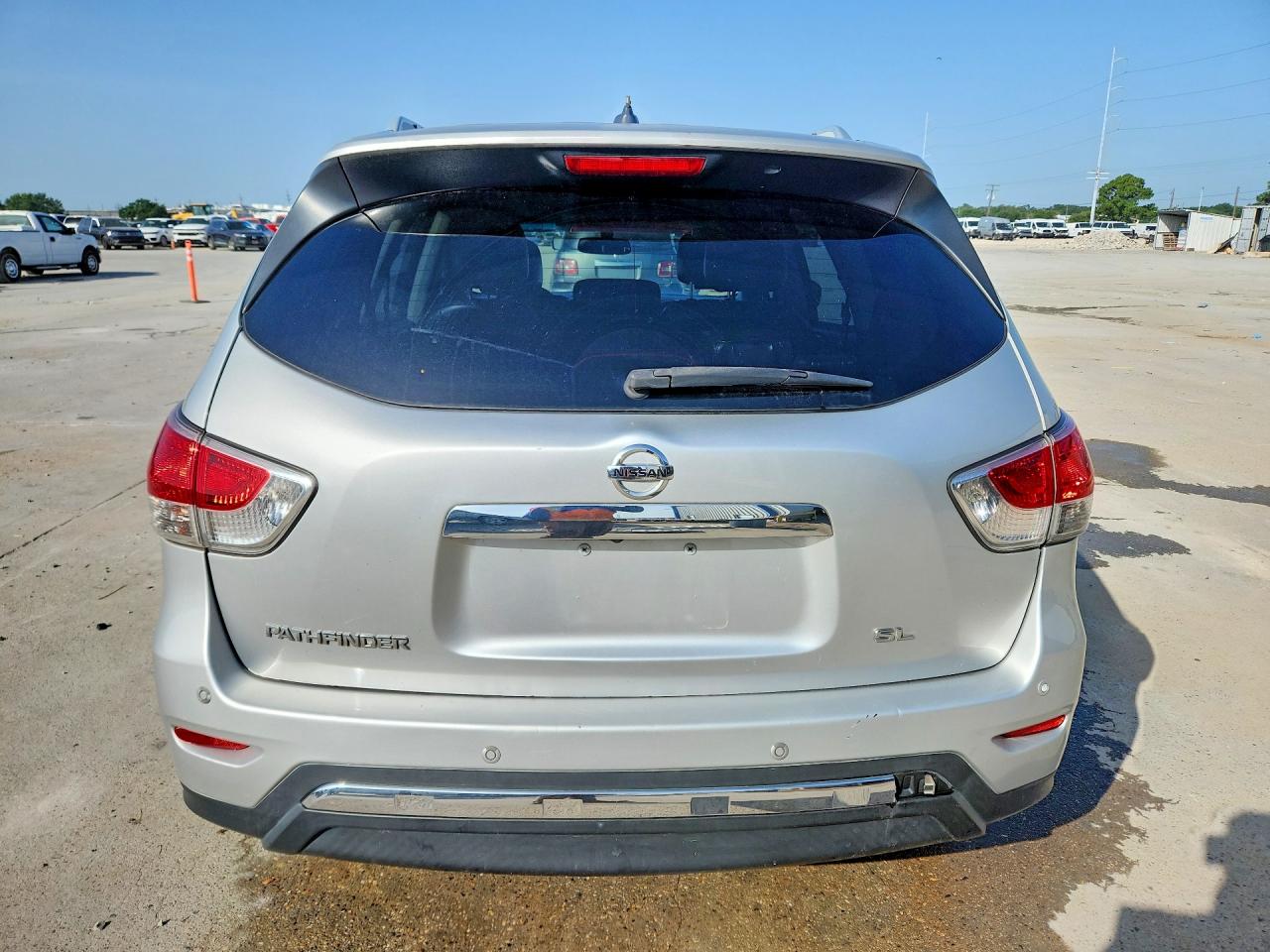2014 Nissan Pathfinder Sl Silver vin: 5N1AR2MN6EC637987