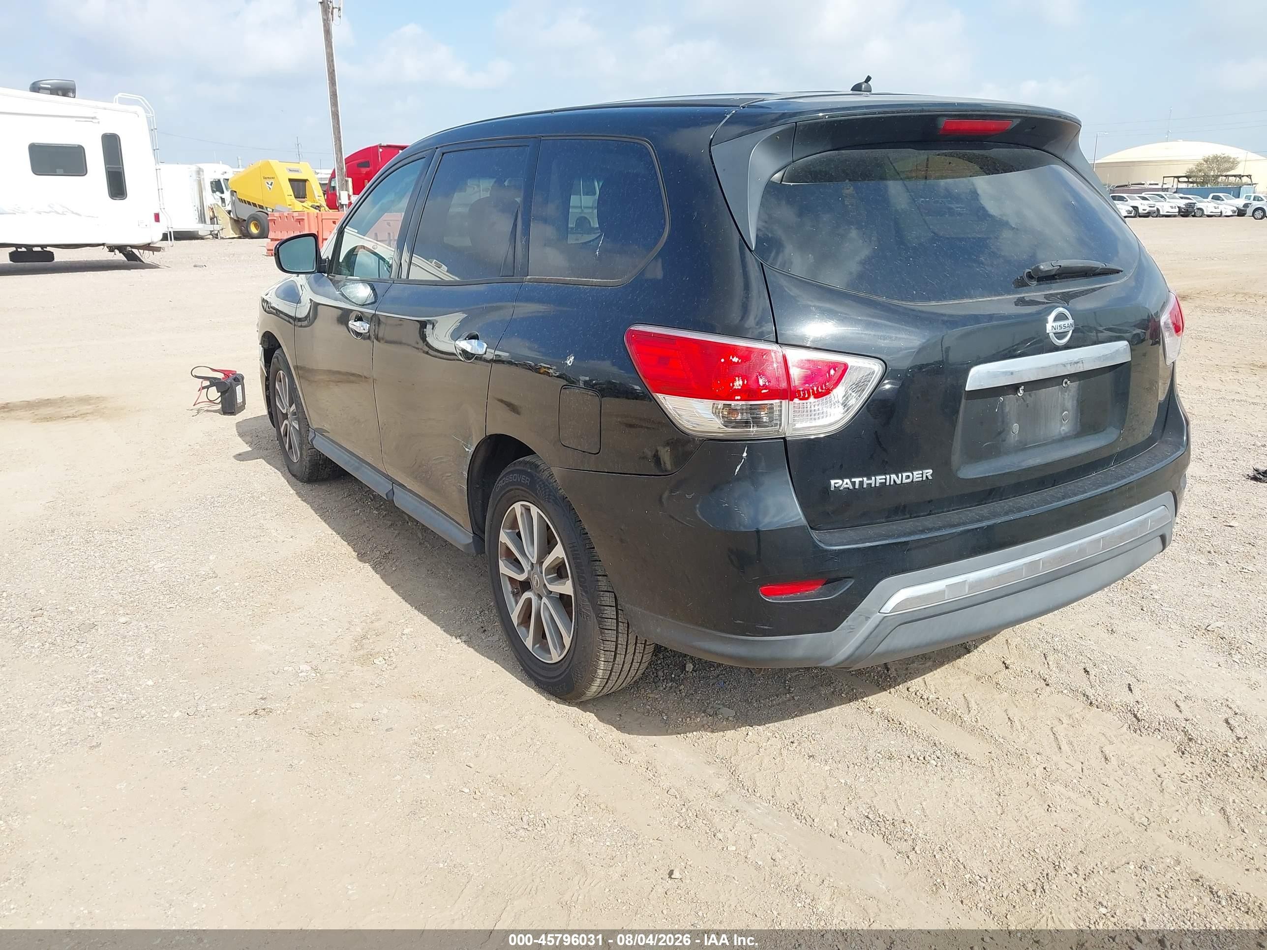2014 Nissan Pathfinder S Black vin: 5N1AR2MN6EC640520
