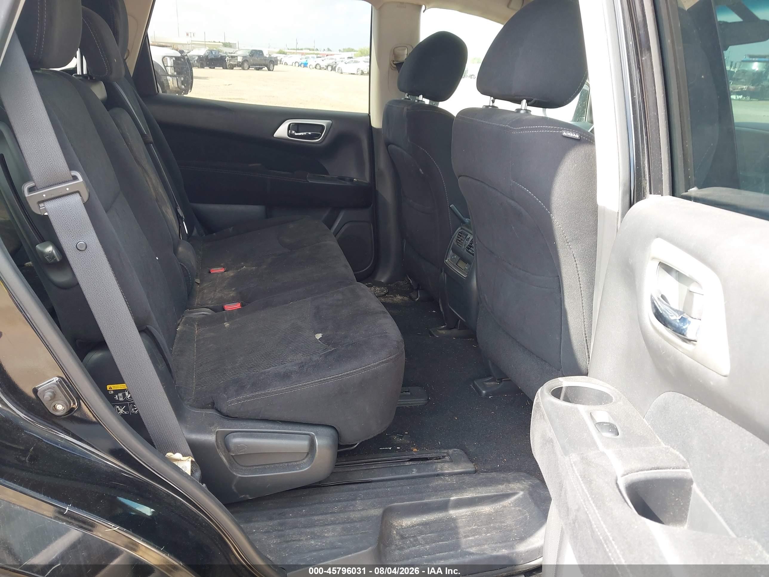 2014 Nissan Pathfinder S Black vin: 5N1AR2MN6EC640520