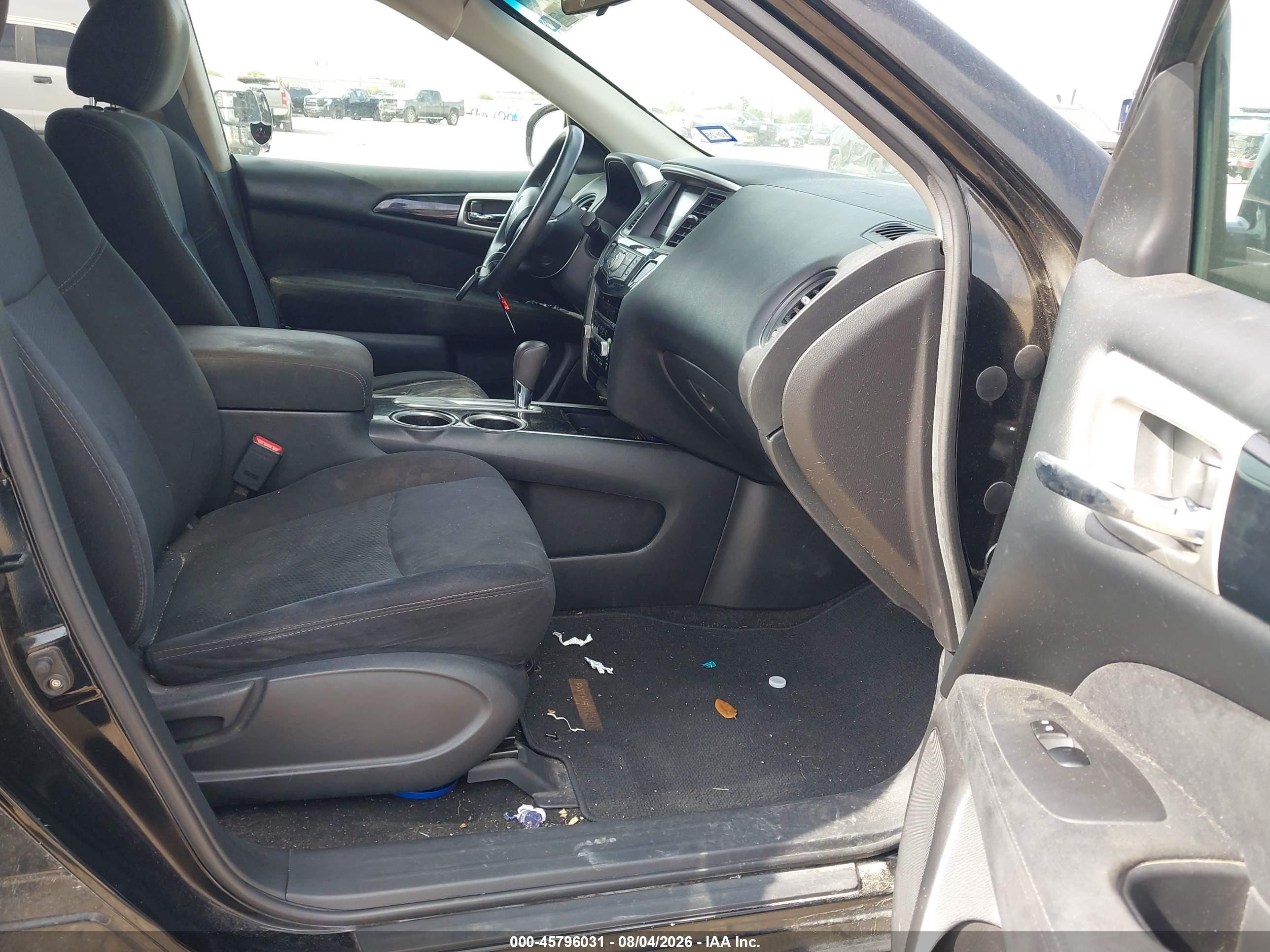 2014 Nissan Pathfinder S Black vin: 5N1AR2MN6EC640520