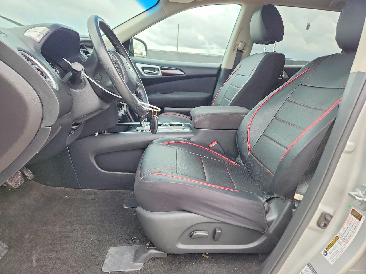 2014 Nissan Pathfinder Sv Silver vin: 5N1AR2MN6EC667541