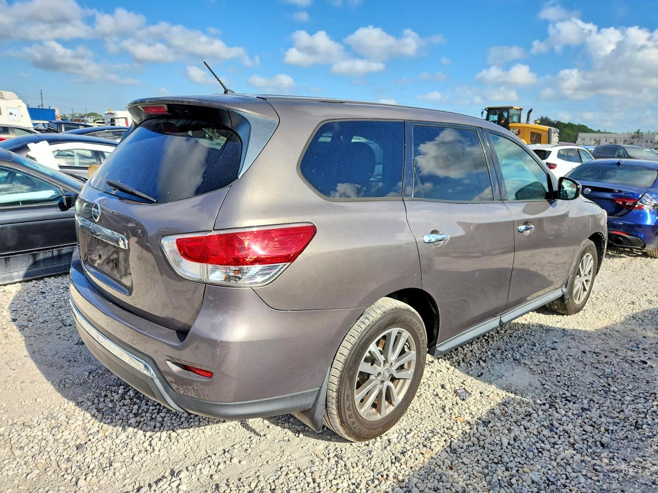 2014 Nissan Pathfinder S Серый vin: 5N1AR2MN6EC674280
