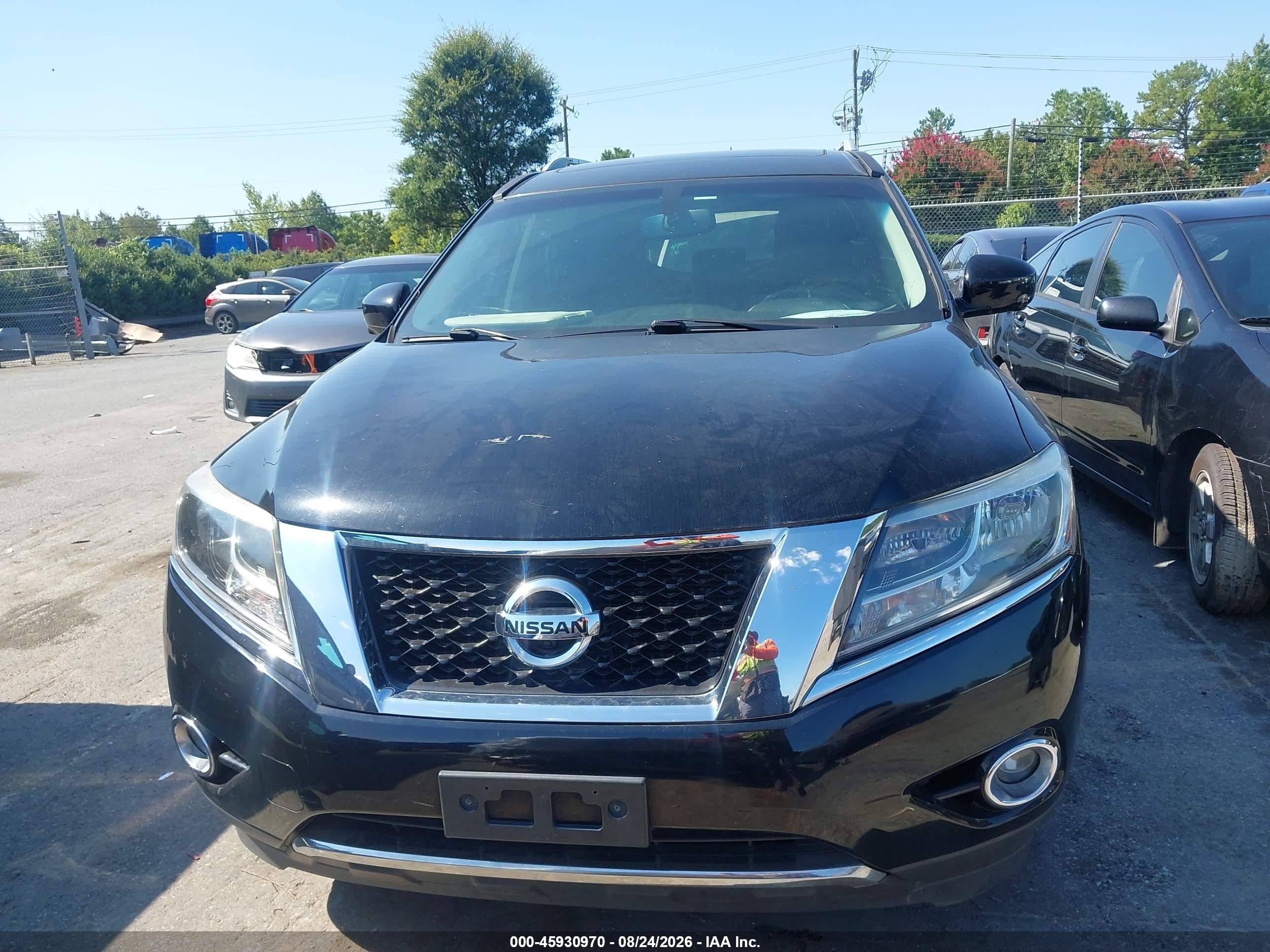 2014 Nissan Pathfinder Platinum Black vin: 5N1AR2MN6EC680791