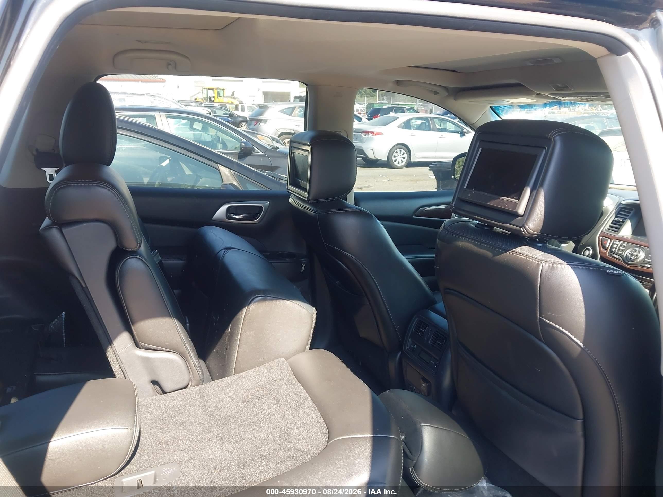 2014 Nissan Pathfinder Platinum Black vin: 5N1AR2MN6EC680791