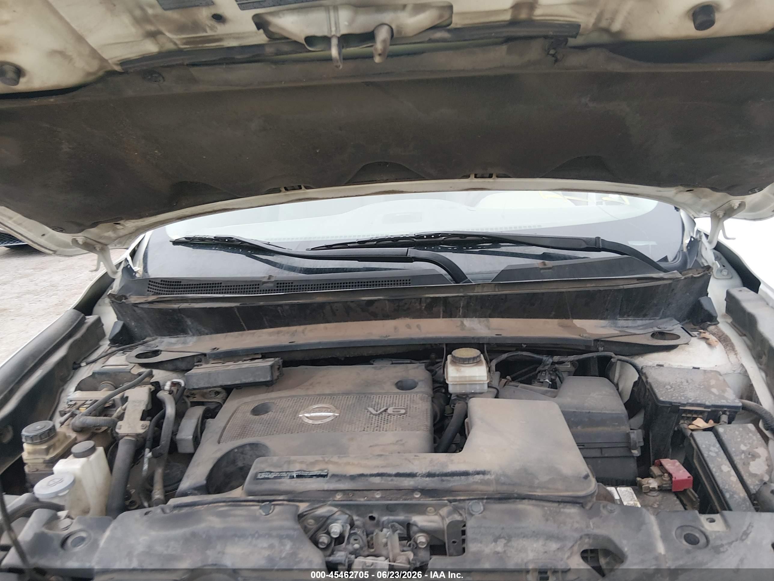 2014 Nissan Pathfinder Platinum Белый vin: 5N1AR2MN6EC686817