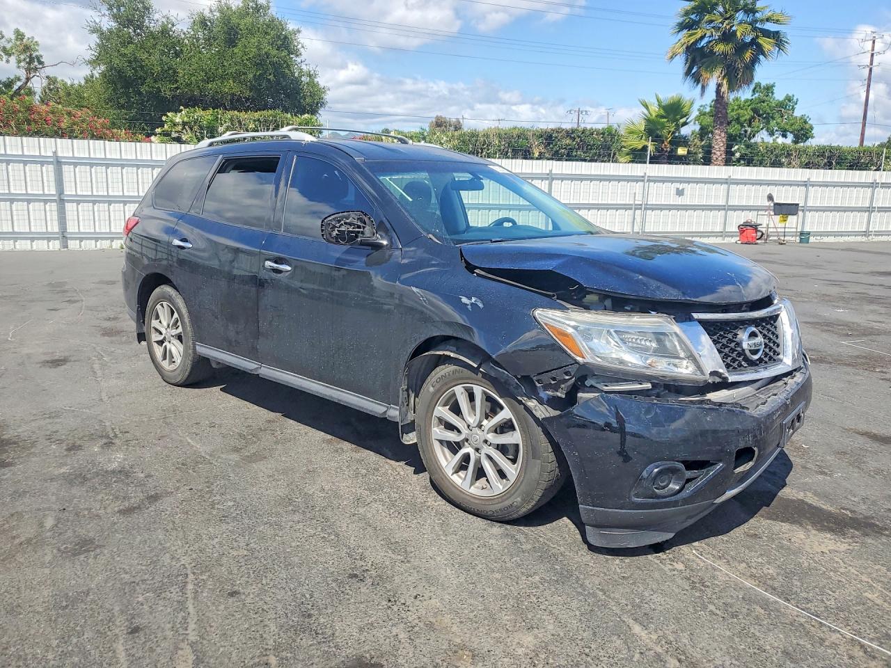 2014 Nissan Pathfinder Sv Black vin: 5N1AR2MN6EC700666