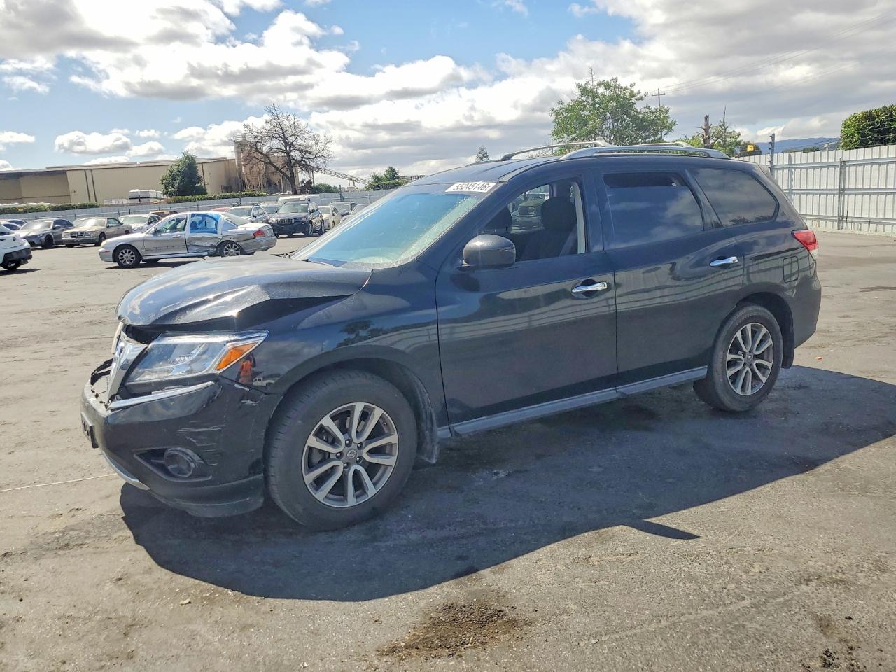 2014 Nissan Pathfinder Sv Black vin: 5N1AR2MN6EC700666