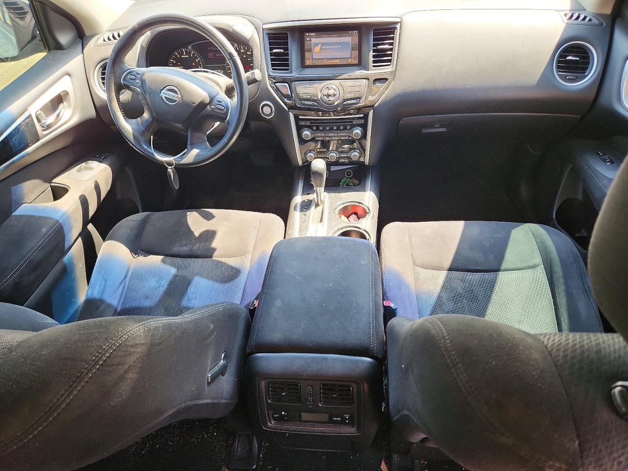 2014 Nissan Pathfinder Sv Silver vin: 5N1AR2MN6EC720657