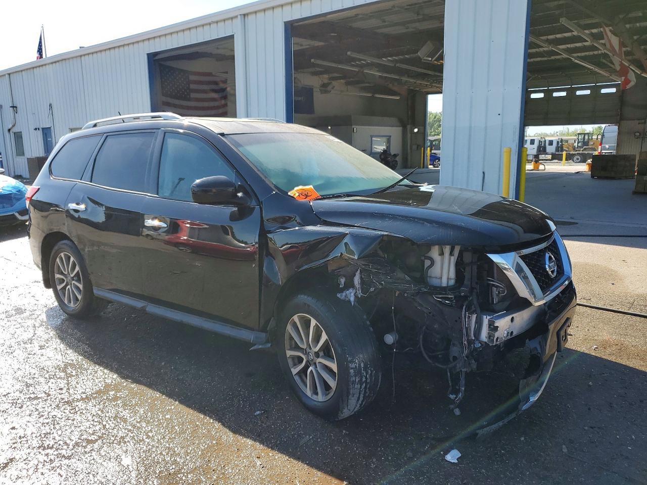 2014 Nissan Pathfinder Sv Black vin: 5N1AR2MN6EC728080