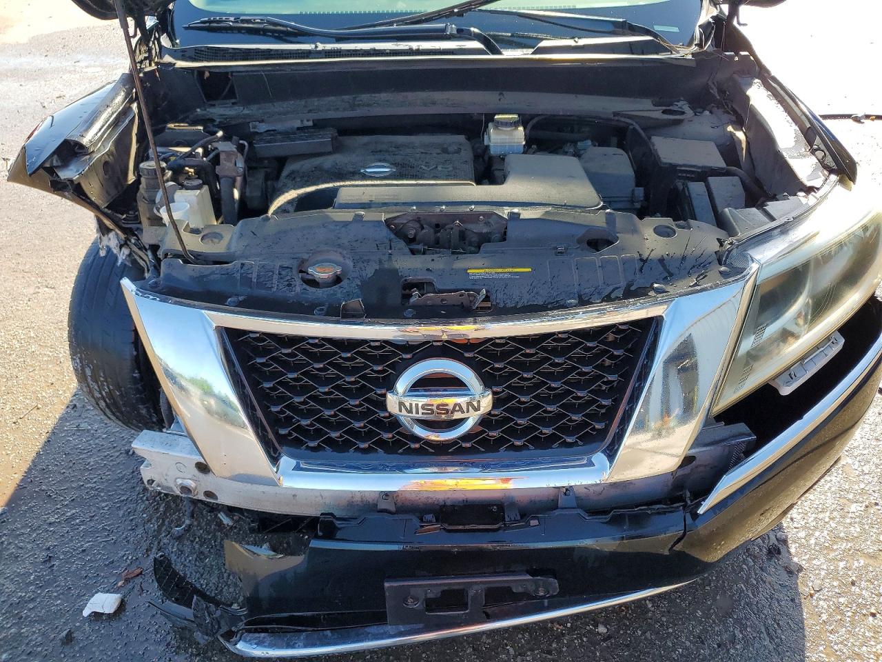 2014 Nissan Pathfinder Sv Black vin: 5N1AR2MN6EC728080