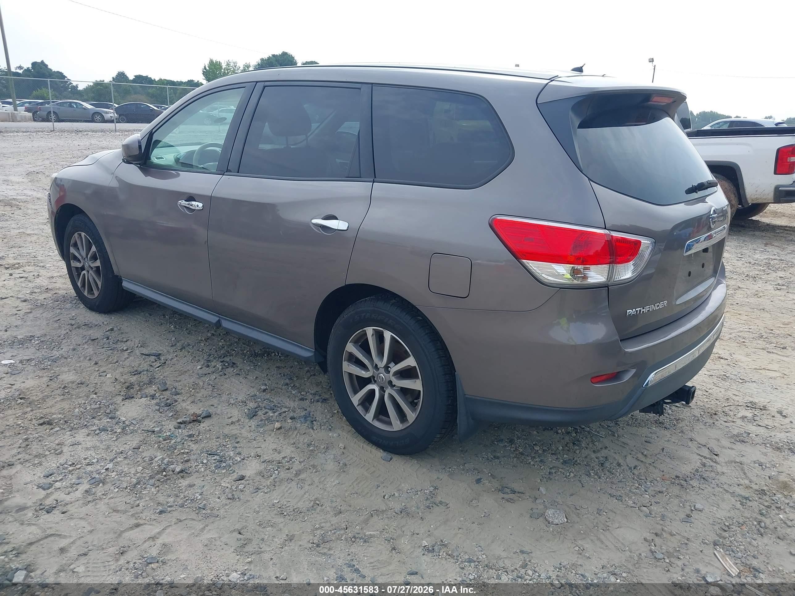 2014 Nissan Pathfinder S Gray vin: 5N1AR2MN6EC731688