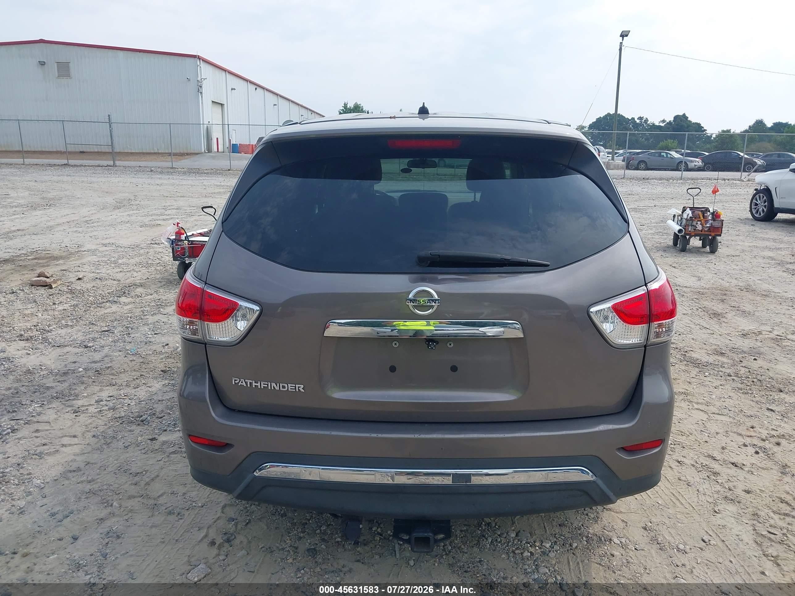 2014 Nissan Pathfinder S Gray vin: 5N1AR2MN6EC731688