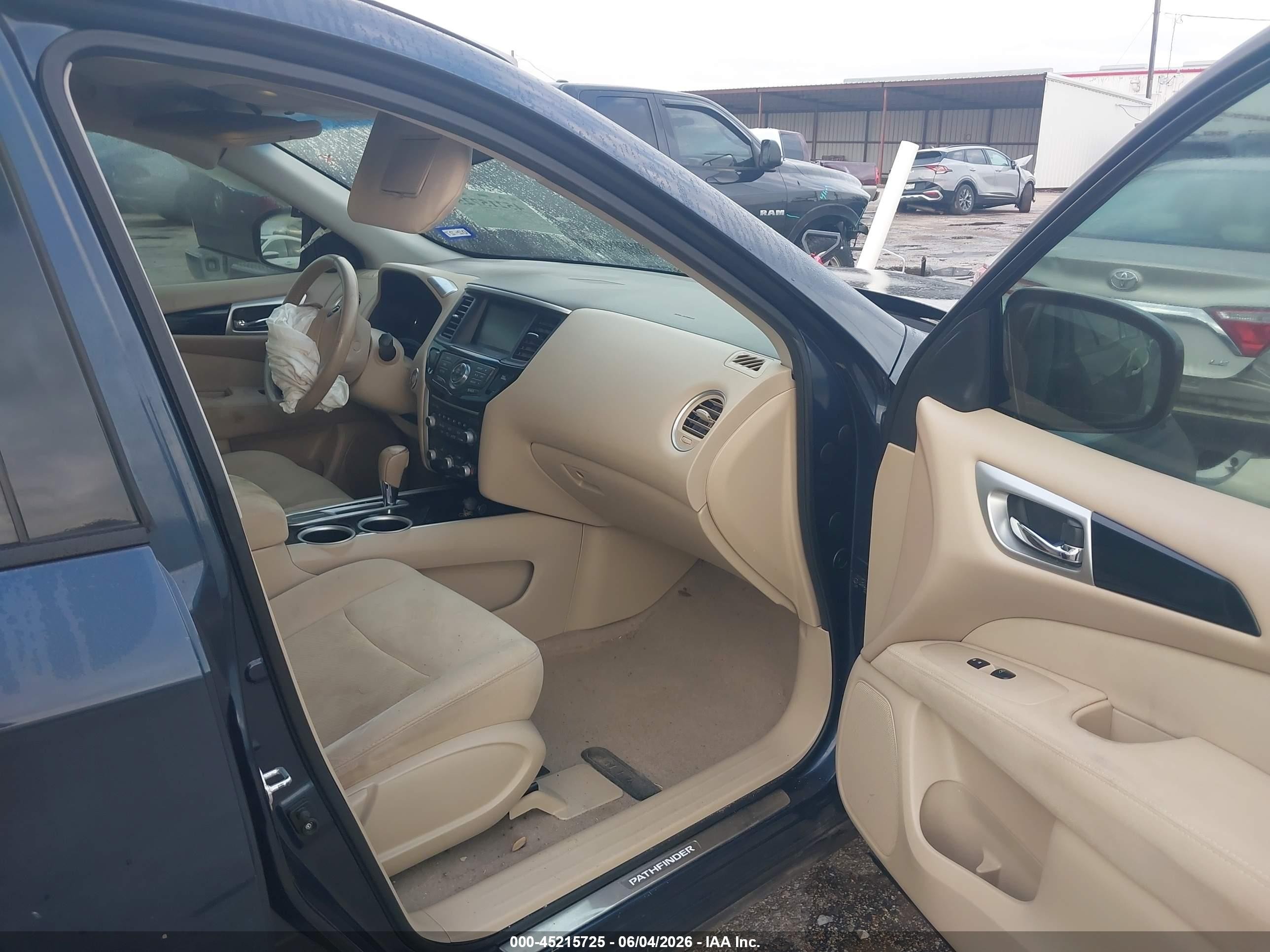 2014 Nissan Pathfinder Sv Dark Blue vin: 5N1AR2MN6EC732226