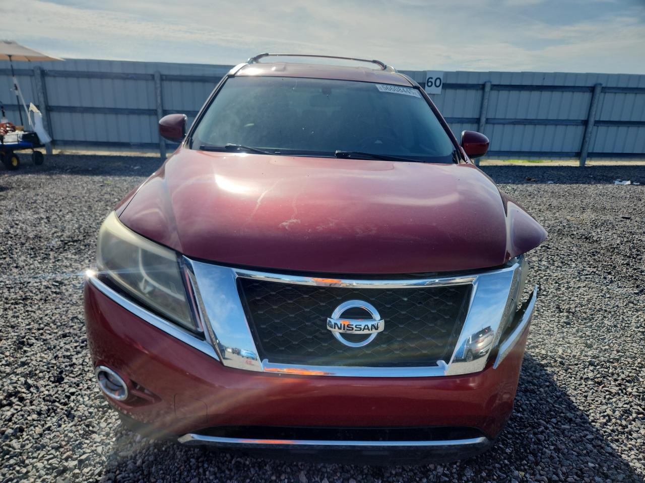 2015 Nissan Pathfinder Sl Burgundy vin: 5N1AR2MN6FC600276