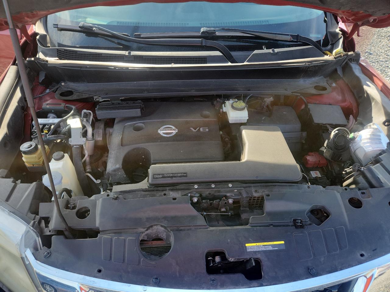 2015 Nissan Pathfinder Sl Burgundy vin: 5N1AR2MN6FC600276