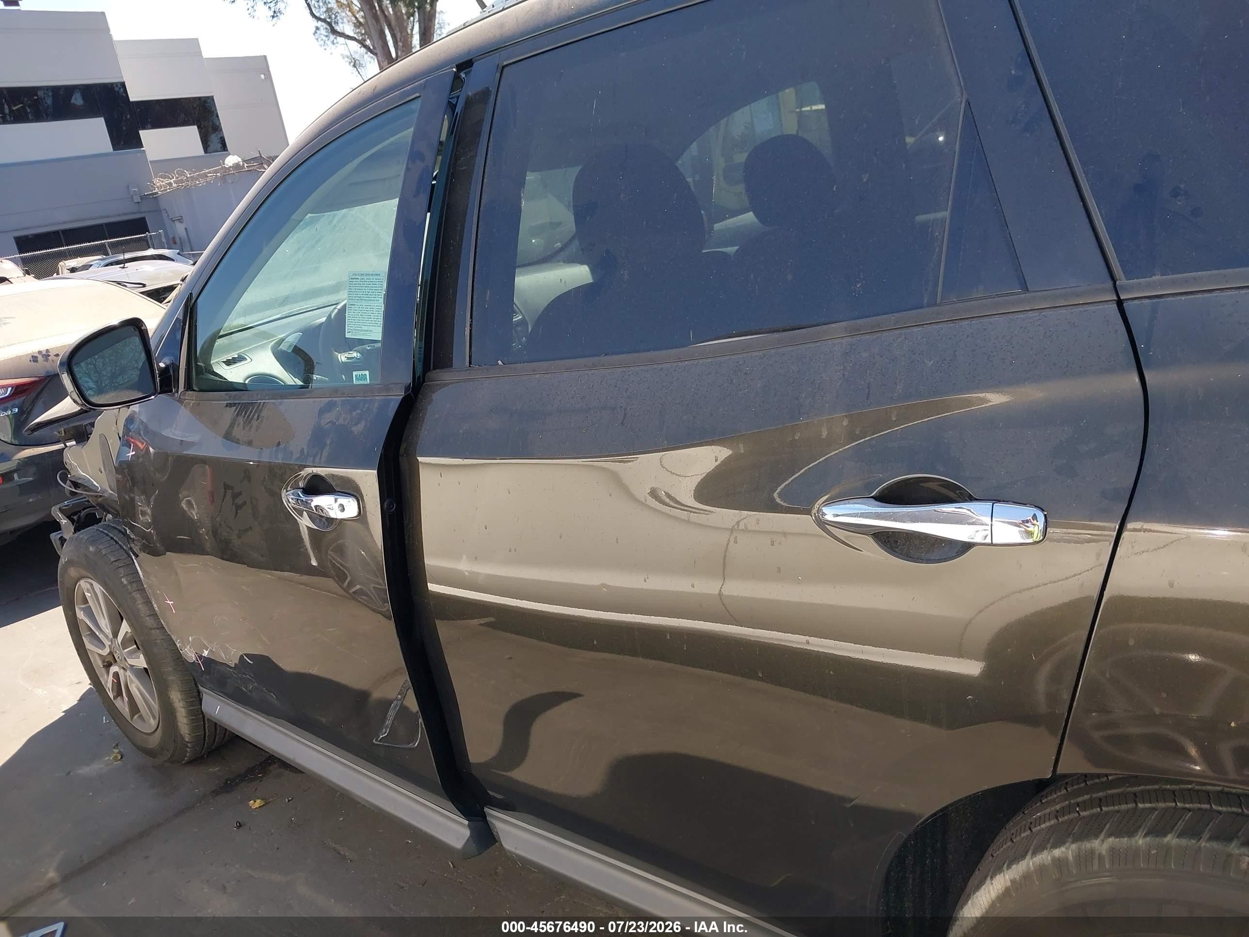 2015 Nissan Pathfinder Sv Green vin: 5N1AR2MN6FC702502